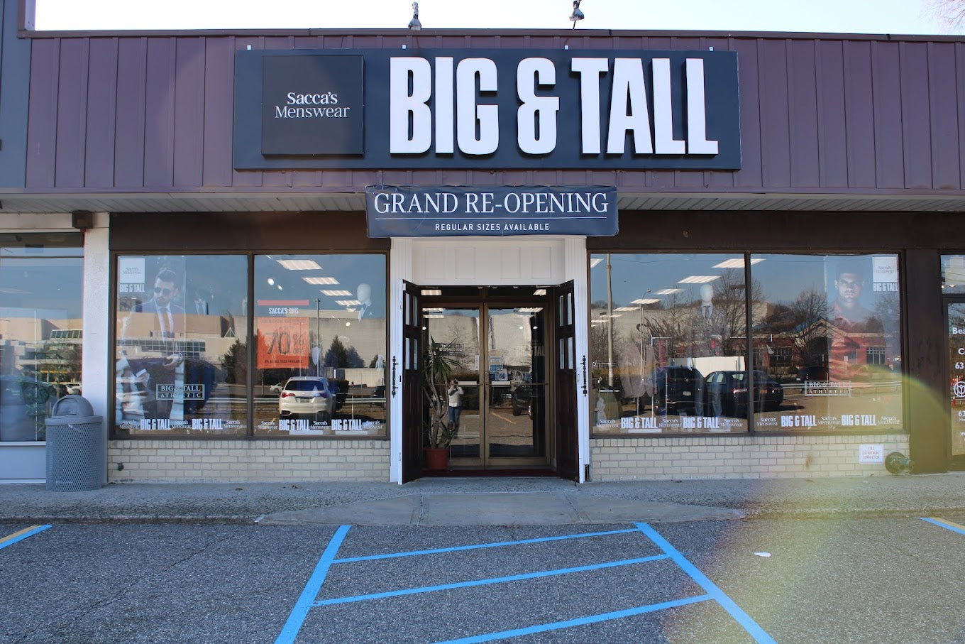 Big & tall on sale stores near me